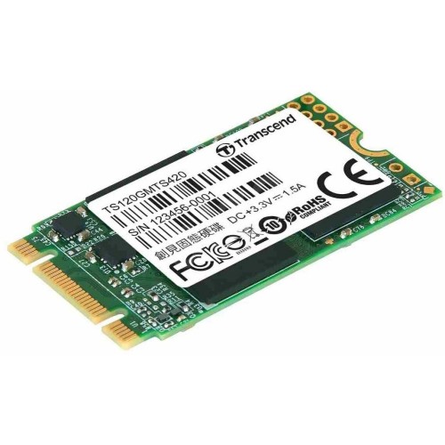 Твердотельный диск 120GB Transcend MTS820, 3D NAND, M.2, SATA III[R/W - 560/500 MB/s]